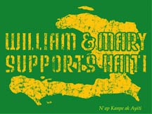 William & 玛丽 Supports Haiti logo
